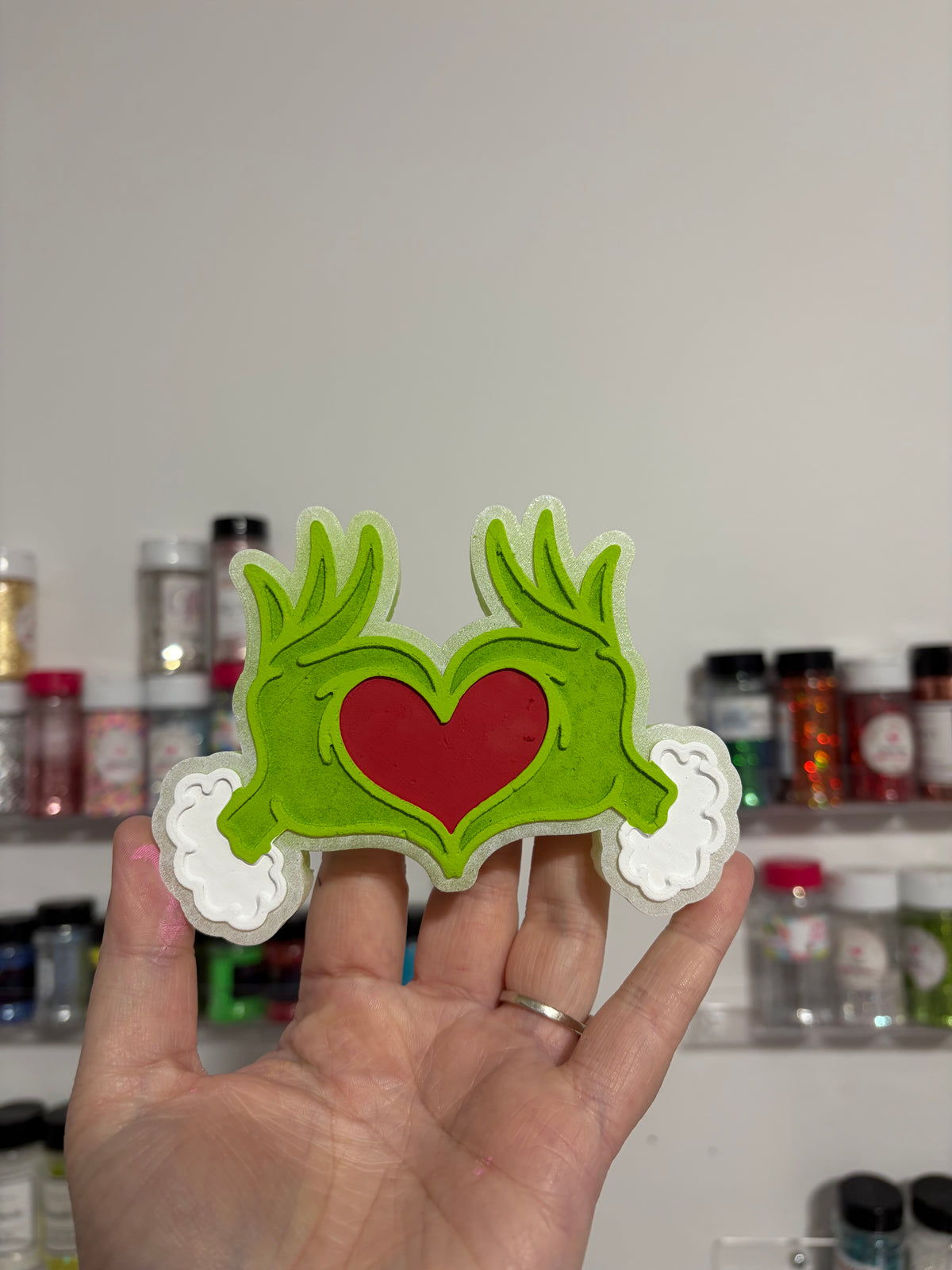 Grinchy hands