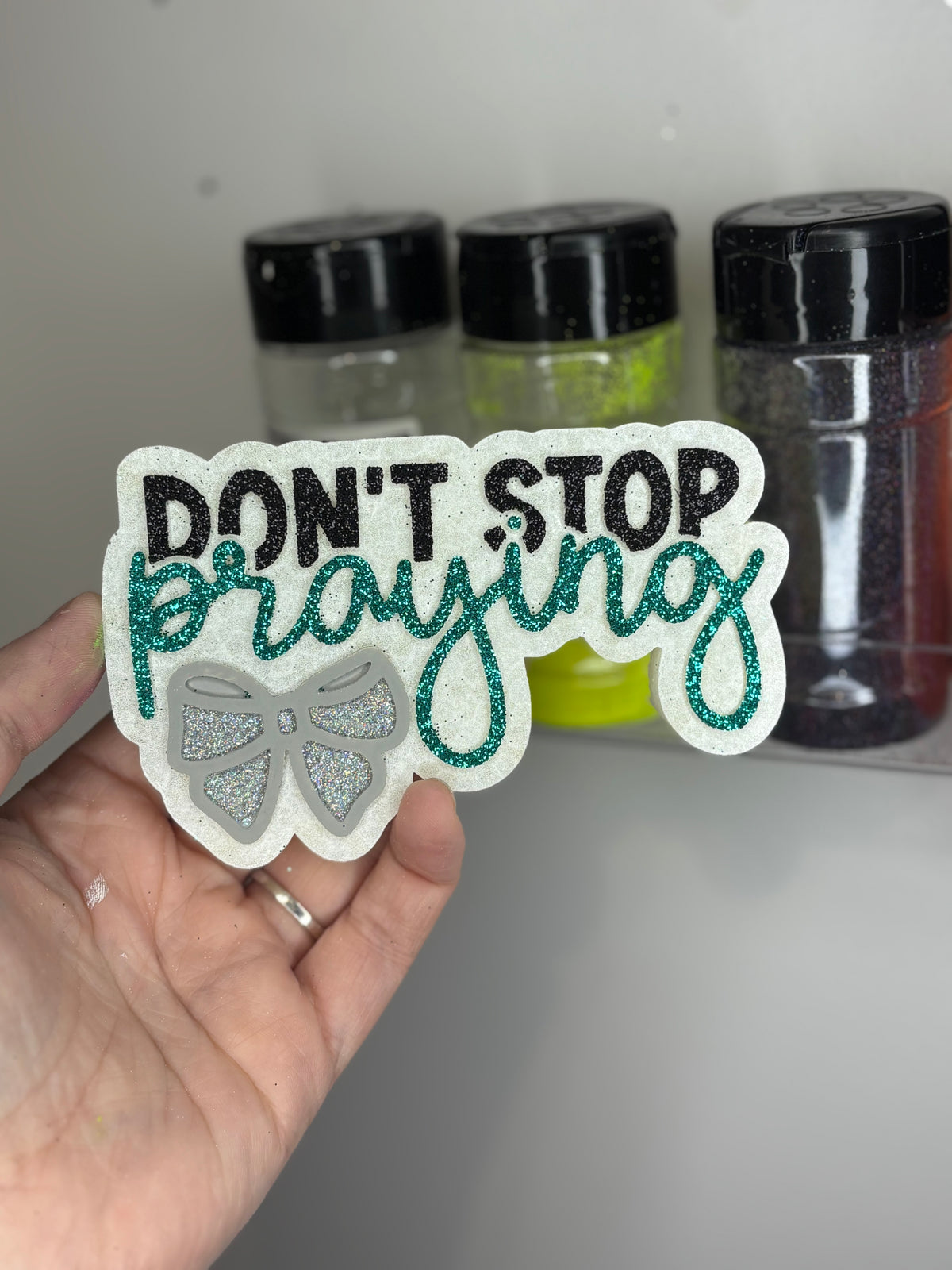 Don’t stop praying