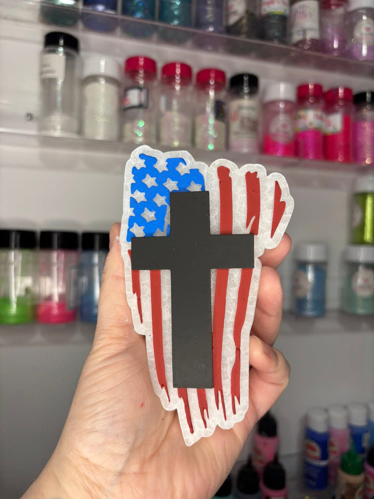 Flag cross