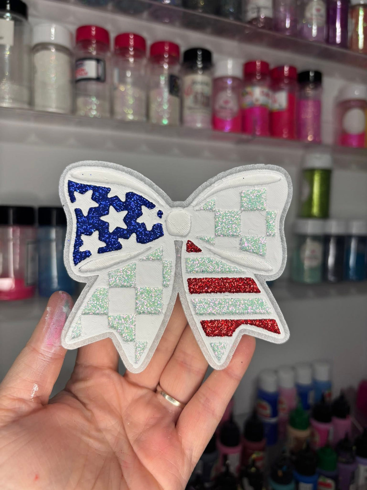 Patriotic bow