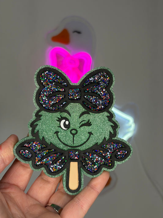 Wink grinch lollipop