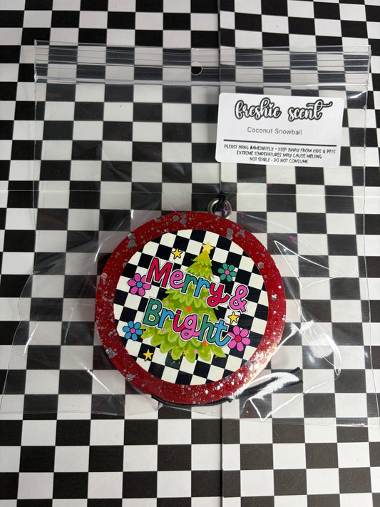 Rts merry & bright round coconut snowball