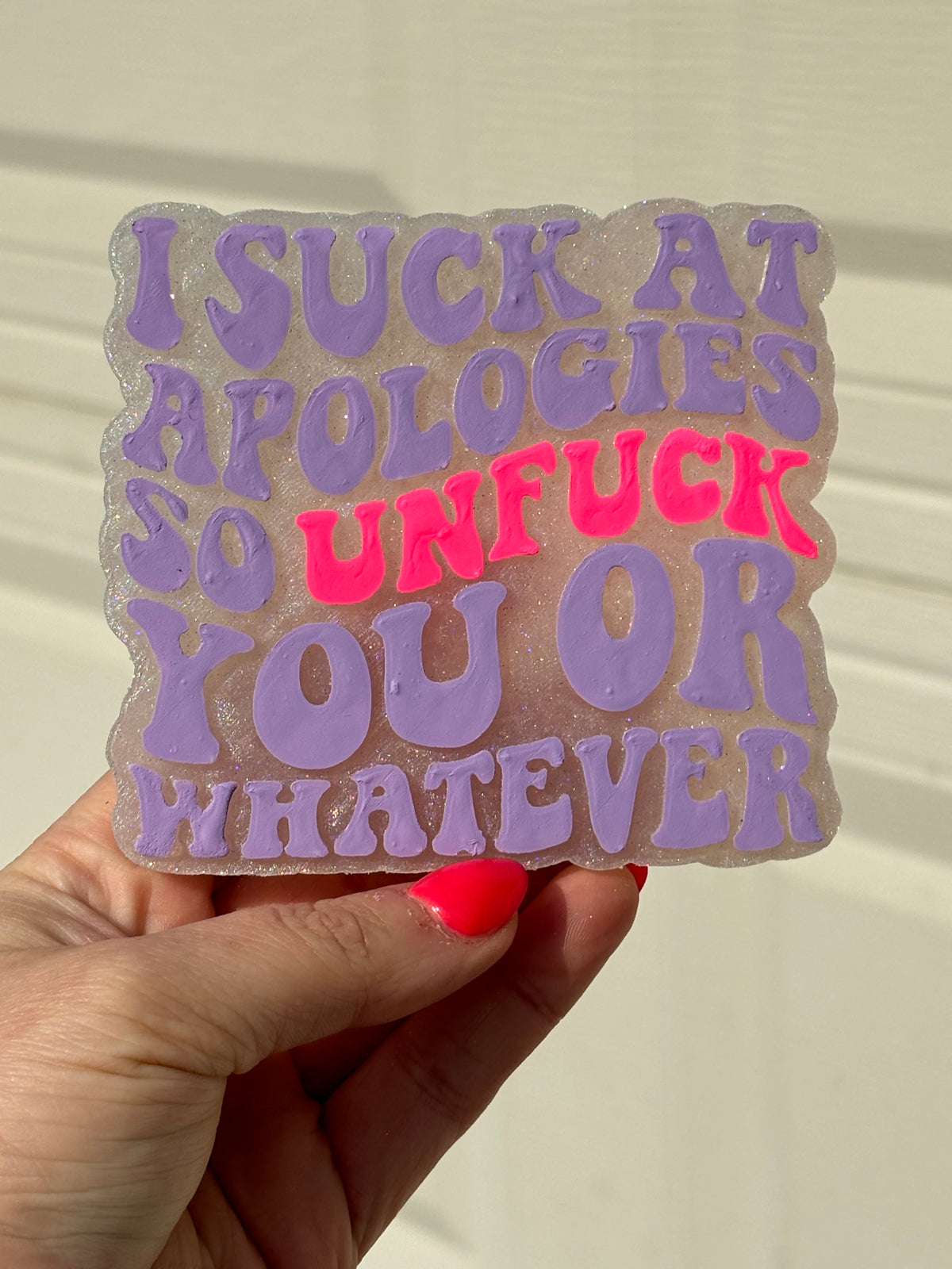 I suck at apologies