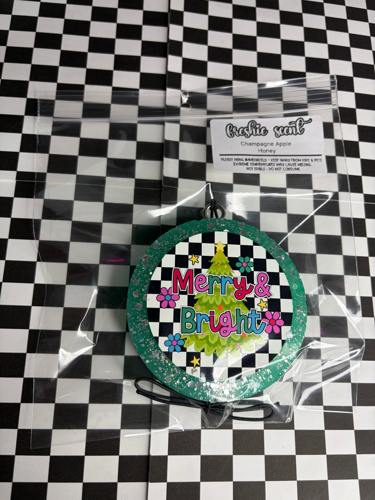 Rts merry & bright round champagne apple honey