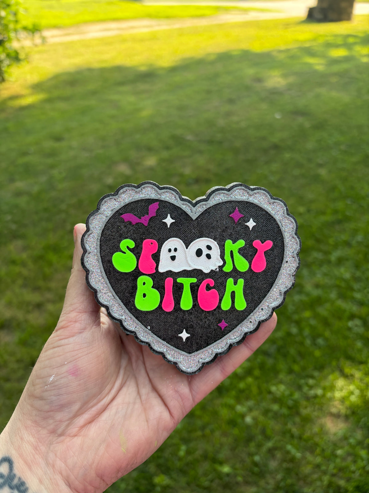 Spooky b heart