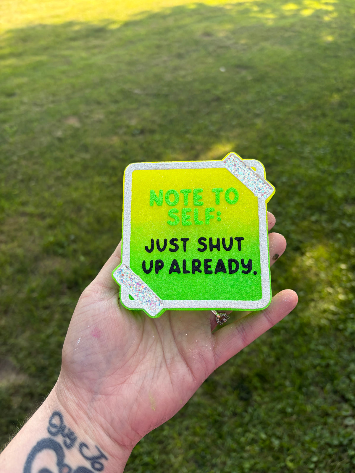 Note to self