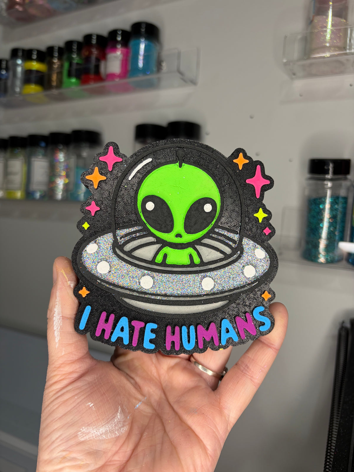 I hate humans alien