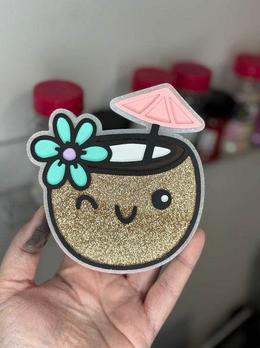Cute coconut drink