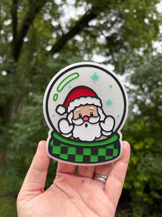 Santa snowglobe