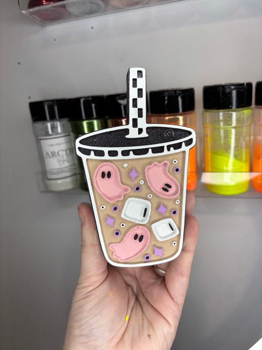 Ghost marshmallow cup