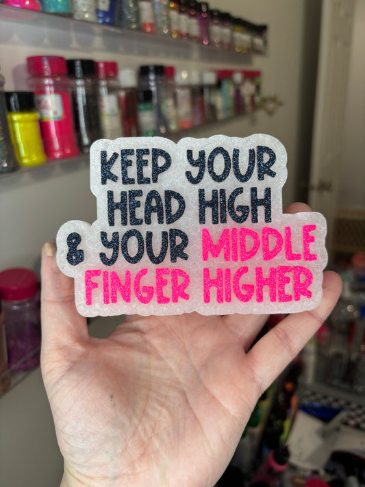 Keep your head high