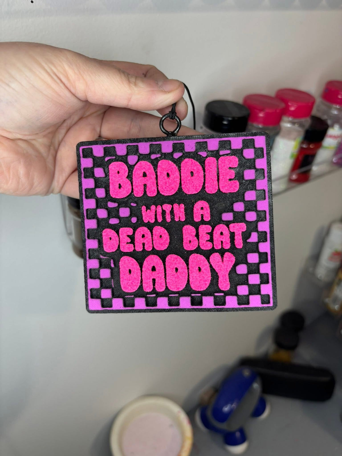Baddie with a deadbeat daddy