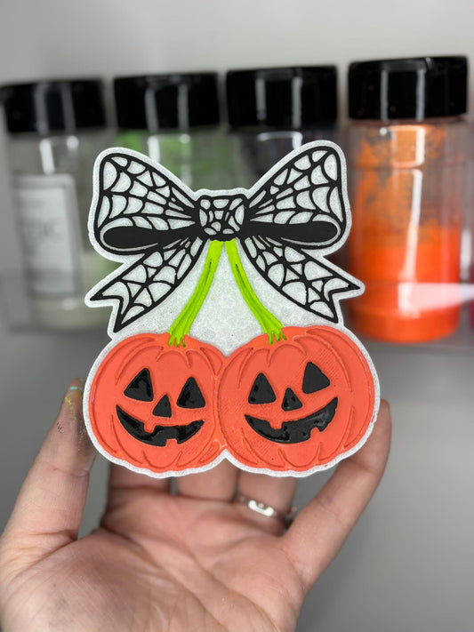 Pumpkin cherries with web